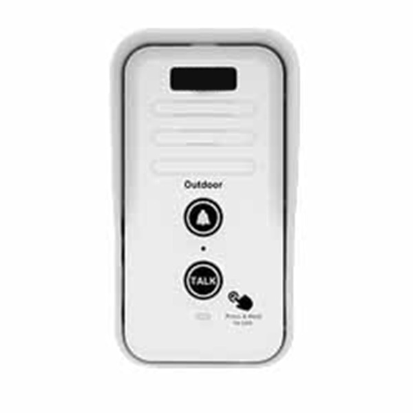 Wireless Intercom Doorbell 1500m Range Waterproof Rechargeable Home Intercom US Plug 100-240V