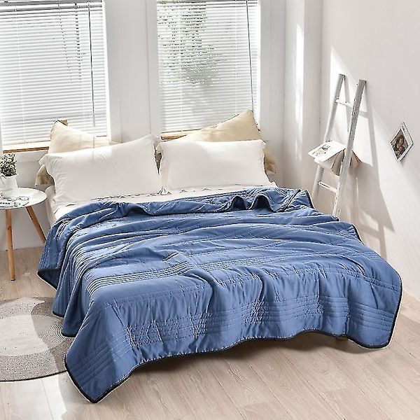 Ultrakylande Filt För Dubbel- Och Enkelsängar - Supersoft & Tvättsbart Filt För Vuxna & Barn Sky Blue 180*220