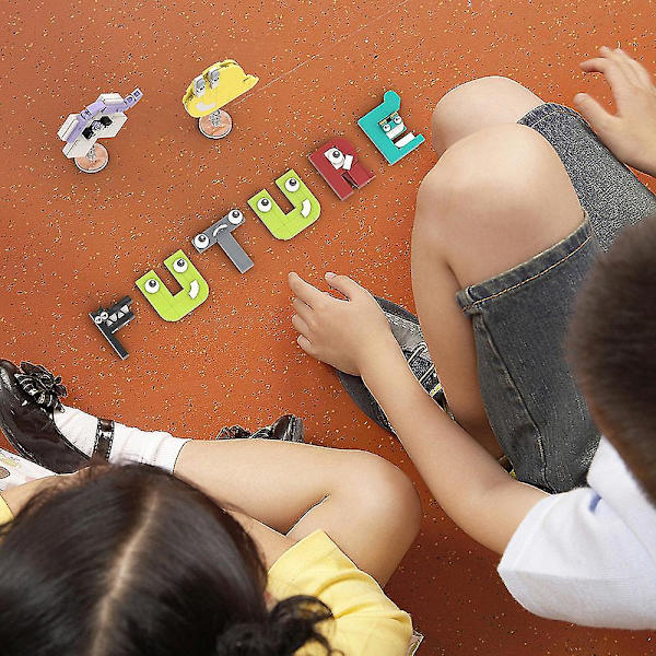 Alphabet Lore 26 Bokstavskombinationer Pedagogiska Leksakssatser 969 Stycken Kreativa Leksaksblock För Barn Present