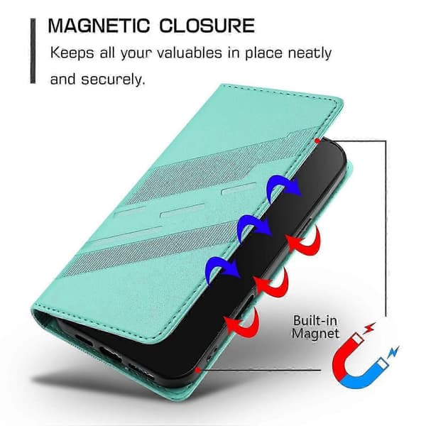 Präglad plånboksfodral i PU för Oukitel Wp52 5g For Oukitel C51