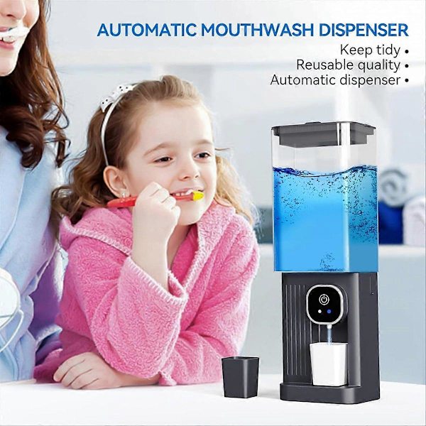 Automatisk mundskylledispenser til badeværelset - 700 ml