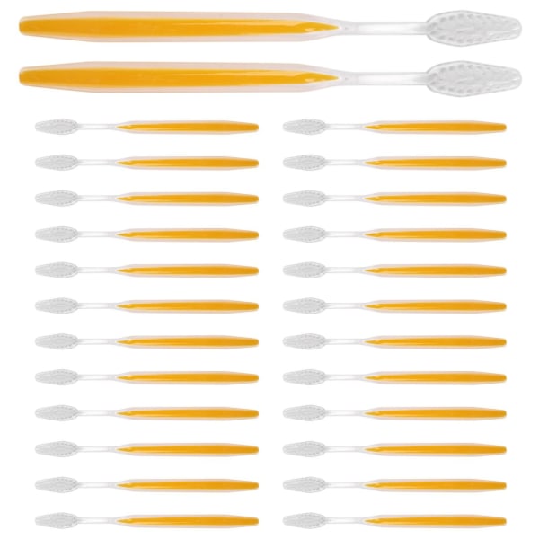 100 individuellt förpackade tandborstar engångstandborstar för vuxna eller barn, resetalett