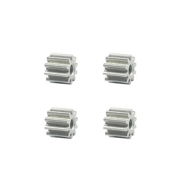 4 stk -p06 Metall Motor Gear 0,5m 10t For Ldrc -p06 P06 Unimog 1/12 RC Truck Bil Reservedeler Tilbehør