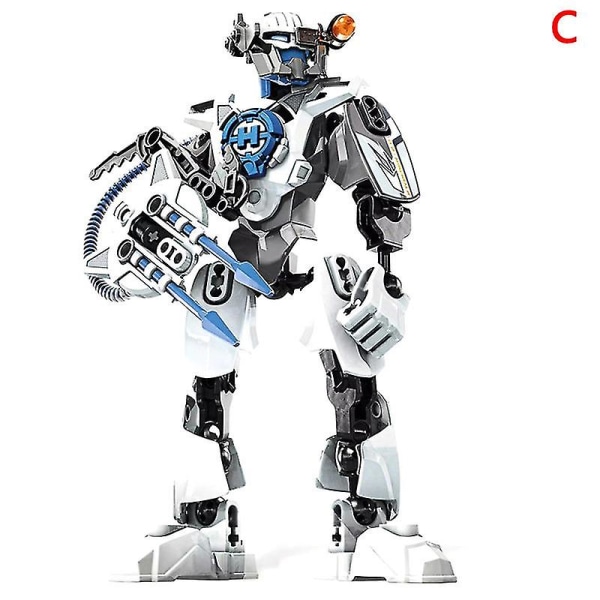 Stjernekriger Soldat Bionicle Hero Factory Robot Figur Byggeklossmodell Leke Barnas Gave White