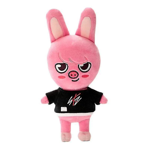 Cartoon Stray Kids Skzoo Plyschdjur 21cm Peluche Gosedjur Bbokari Wolf Chan Leebit Dwaekki Jinir Dwaekki