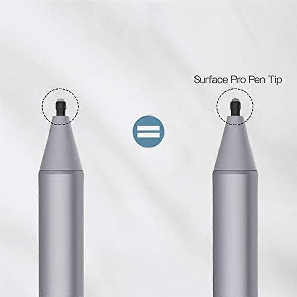 5 stk. Penne-spidser Stylus Pen-spids 2H Udskiftningssæt til Surface Pro 7/6/5/4/Book/Studio/Go Black