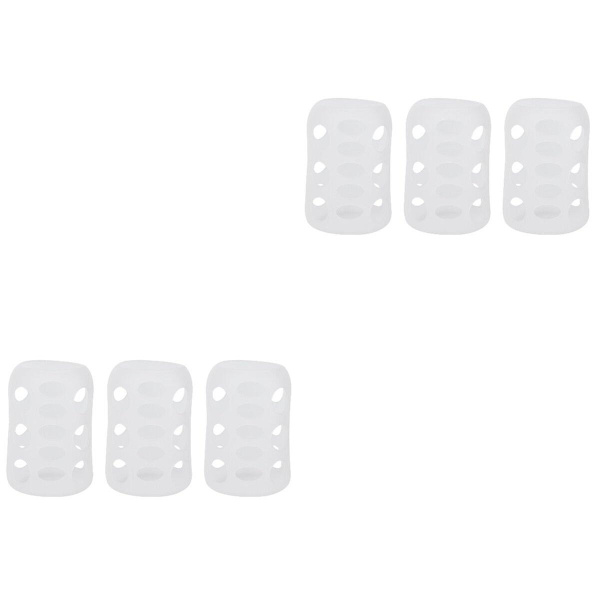 9 st Babyflaska Silikon Skyddande Fodral Flaskskydd Flaska Ärm 6 pcs