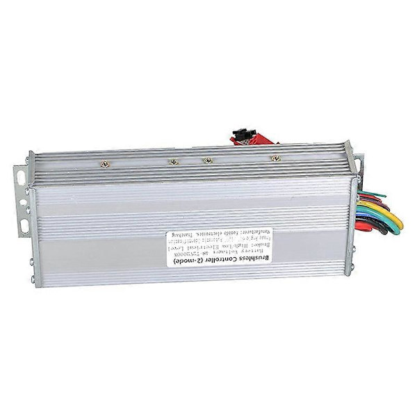 48-72V 2000W DC Børsteløs Motor Hastighetskontroller Erstatning for E-Sykkel Scooter Silver