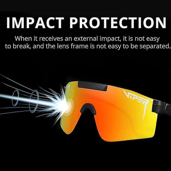 Big Frame Riding Sunglasses Colorful Full Faced True Film Polarized Sunglasses Safe And Cool