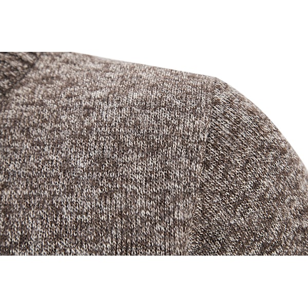 Strikkede afslappede cardigans til mænd mørkegrå Dark Grey XL