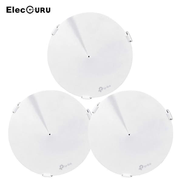 1/2/3 stk. vægbeslag til TP-Link Deco M9 Plus Whole Home Mesh WiFi System, TP Link Deco M9+ Holder WiFi Router Hylde Kabelopbevaring 3 Pack