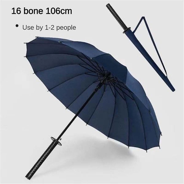 Samurai Paraply Glass Fiber Creativity Sun Warrior Anti-uv paraplyer (for store utendørs paraplyer A09
