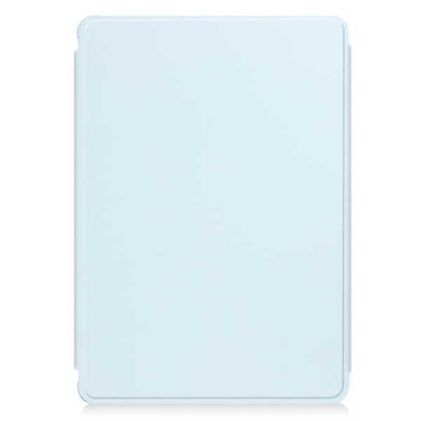 Kompatibel med Samsung Galaxy Tab A9+ 360 Rotation Transparent Smart case med tangentbord Sky Blue