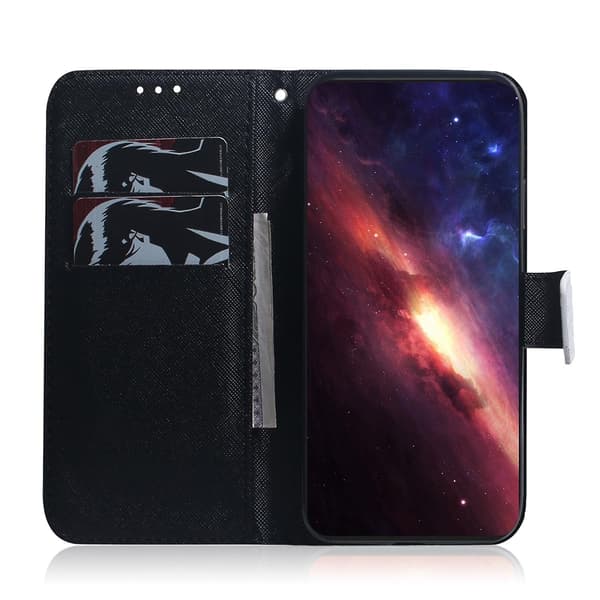 Farvet Tegning PU-etui til Google Pixel 8a