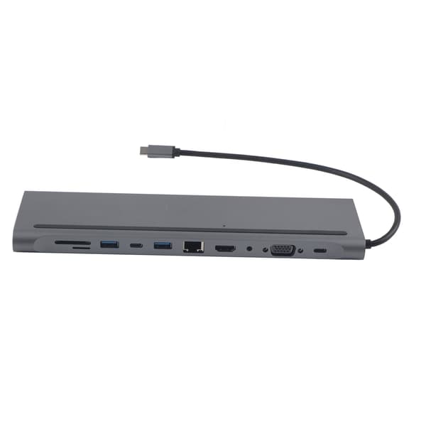 11-in-1 USB C Hub HDMI Card Reader Multifunction Adapter Dock