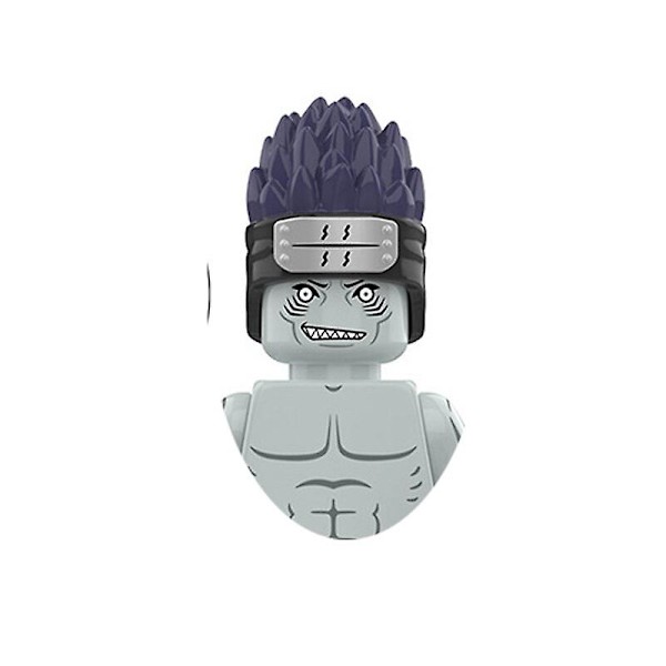 Naruto Sasuke Kakashi Akatsuki Klodser Byggeklodser Anime Tegneserie Mini Actionfigurer Hoveder Samlingslegetøj Børnefødselsdagsgaver K2041