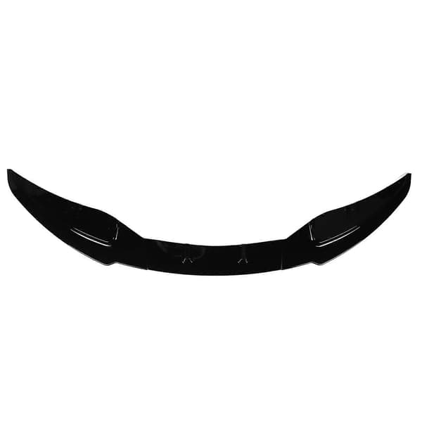 3 STK Bil Front Bumper Leppe Splitter Spoiler for 1-serie E81 E82 E87 E88 LCI Standard Edition 2008 til 2011 Glanset Svart