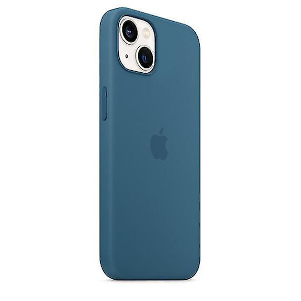 Silikon Telefon Cover til iPhone 13 Blue Jay