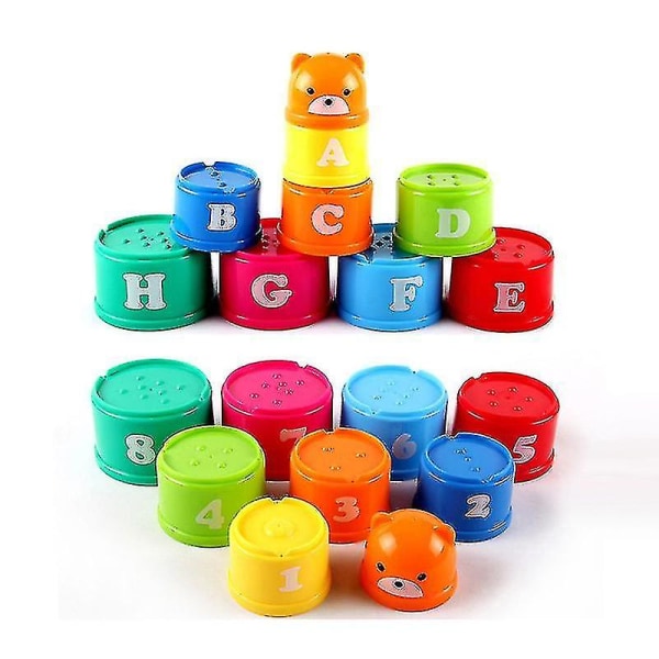 Desktop Early Education Legetøj Building Block Cup