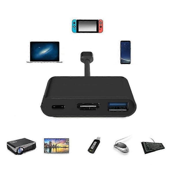 1080P 4K HDMI-adapter för USB-C HDMI-omvandlare Typ-C Hub-adapter HDMI-adapter för Switch USB-C HDMI