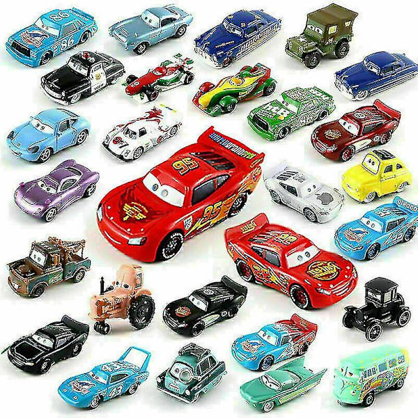 Disney Pixar Cars Mcqueen Täysmittainen 1:55 Valettu Malliauto Leikkikalu Lahja Lapsille [HK] Model 1