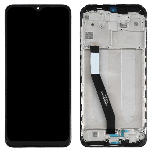 Tft Lcd-skærm til Xiaomi Redmi 9 M2004j19g M2004j19c Digitizer Komplet Samling med Ramme