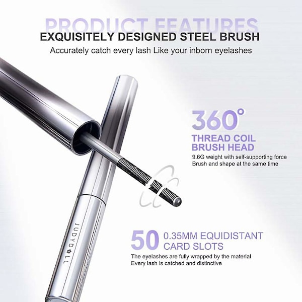Judydoll Waterproof Extra Long Lash Mascara - Precision Brown, Ei hilseile, Ei klumppuunnu Precision Brown