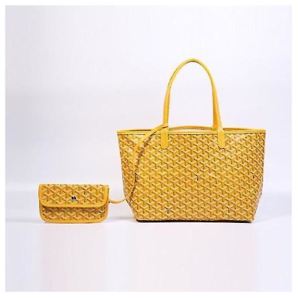 Stor Tote Bag med stor kapasitet, Mammaveske, Tote Bag Gave - yky 1 yellow