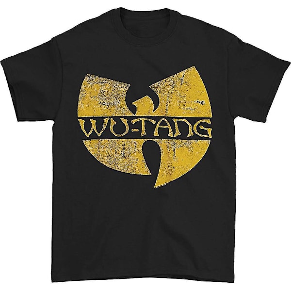 Wu Tang Clan Klassisk Gul Logotyp T-shirt Hög Kvalitet L