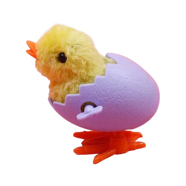 Easter Bounce Chick Broken Shell Chicken Multicolor Plastic + Plush Interactive Toys shape 7