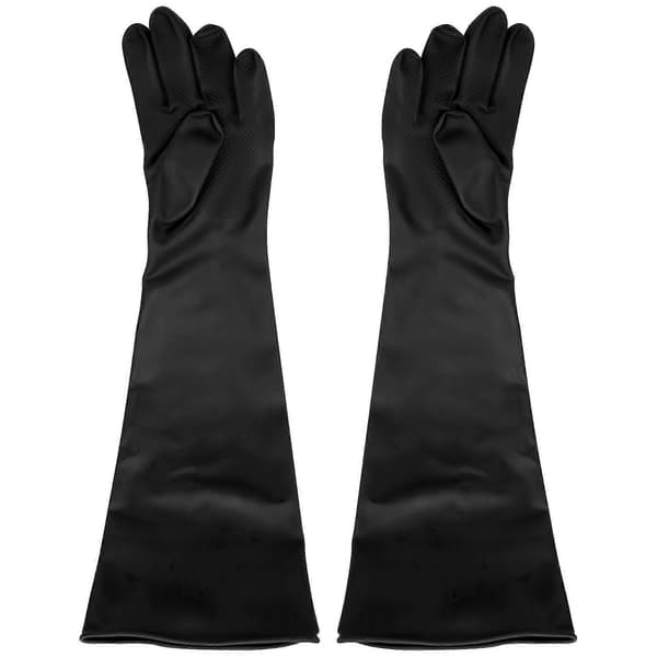 Sandblæsehandsker til sandblæsekabinehandsker 60x20cm black