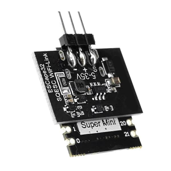 SEQURE Wifi-Link er egnet kompatibel med SQESC ESCape32 ESC-parameterkonfiguration og firmwareopgradering