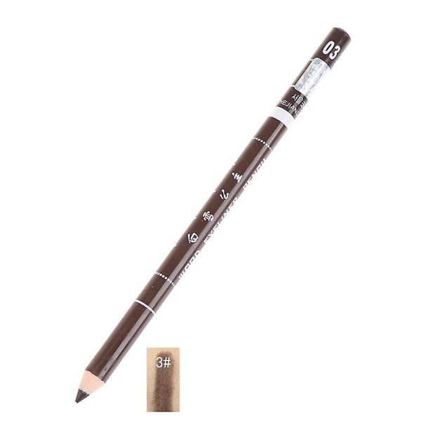 1 kpl Professional Wood Lip Liner vedenpitävä Lady Long Lasting Lip Liner -kynä N3