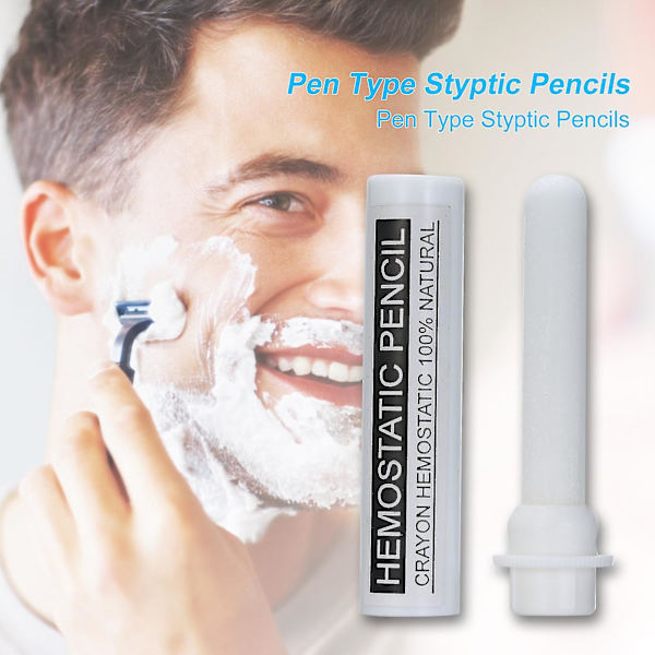 Stiptisk Blyant Penne Blodstein Stopper Kutt Blødning Barbering Kutt Stick Anti-infeksjon Menn Barbering Verktøy