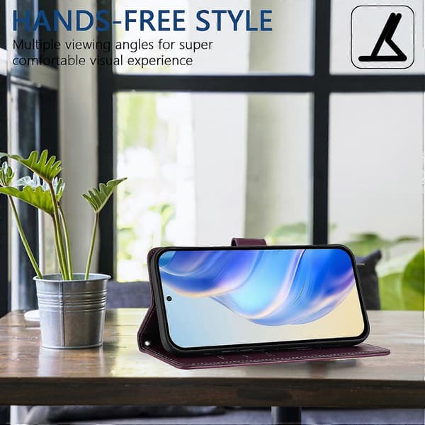 Deksel til Galaxy A16 4G-telefon Multicolor Dark Purple