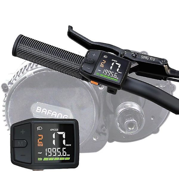 BAFANG-DZ41 display skärm lämplig för åttkantig centralmotor M500 M600 BBS0102 HD instrument