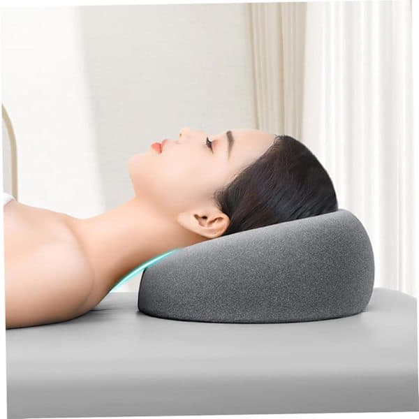 Face Pillow, O-shaped Comfortable Massage Headrest for Bed, Removable Massage Pillow Face Down for Women & Men