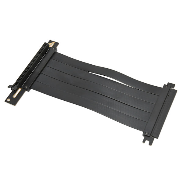 Vertical Mounting PCIe Riser Cable, Flexible Foldable Design with High-Speed Shielded Transmission, 90 Degree EMI-Resistant Connector for Stable GPU