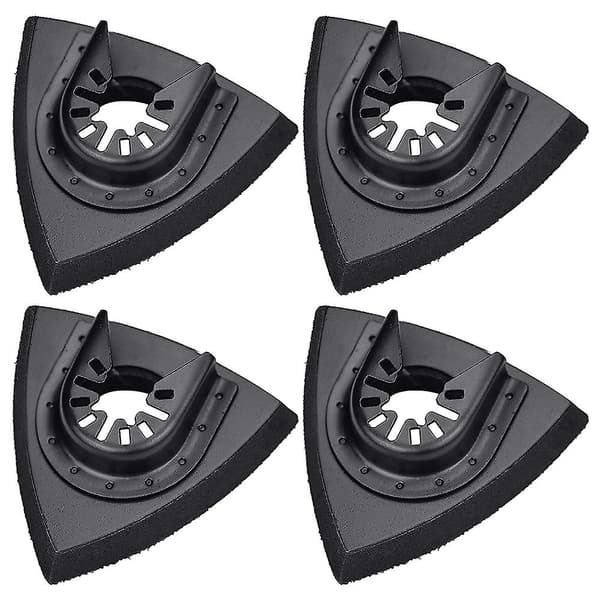 4 st Slipplattor 80 mm för fästplattor, multiverktygsblad Oscillerande multiverktygstillbehör för Mikita