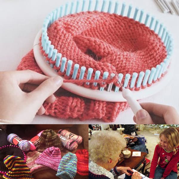 Multifunctional Knitting Loom for Hat and Scarf Manual ABS Plastic Knitting Tool DIY