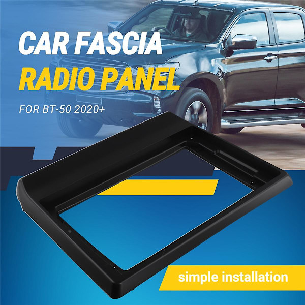 9 Tommers Bilradiopanel for BT50 BT-50 2020+ Dash Kit Install Facia Konsoll Bezel 9 tommers Adapter Trim Deksel