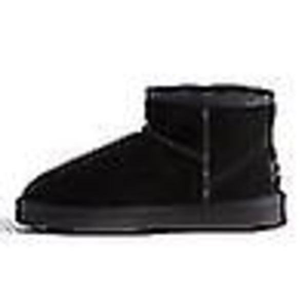 Aus Wooli Australia Vattentäta Unisex Äkta Aussie Fårskinniga Ankle Boots Black 36