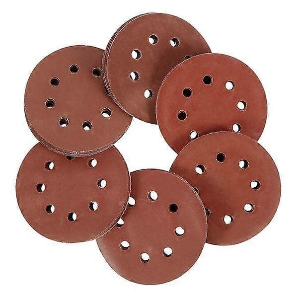 Rundt sandpapir til 125 mm polering