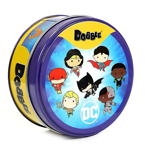Spot It Kortspil til Flere Spillere Logisk Ræsonnement Øvelsesbrætspil til Familiemøder DC Marvel