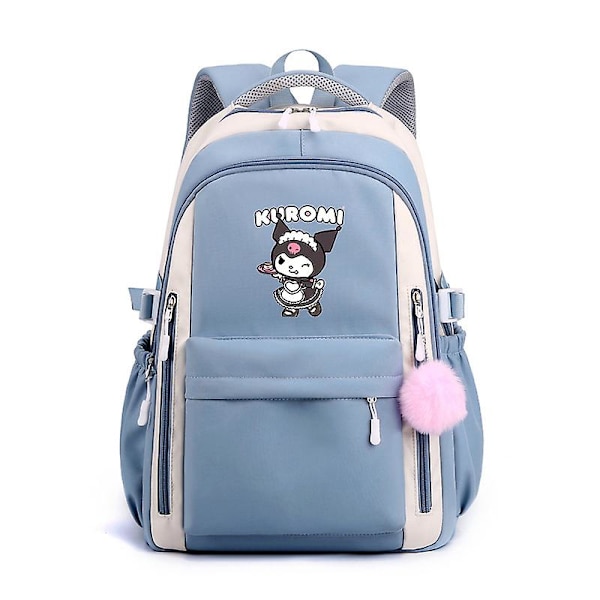ZJTFGD Tegneserieveske - My Melody Plussjveske Søt Kuromi JK Plussjfigur Ryggsekk Skolesekk Kvinner Jenter Gave Ryggsekk Cosplay Mini Ryggsekk