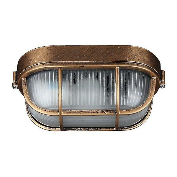 Ulkoseinävalaisin, Soikea Valettu Alumiininen Seinävalaisin, Merellinen Seinävalaisin Teollinen Vintage-Valaisin, Veneen Valaisin, Patiolla Käytävä Seinäkoriste