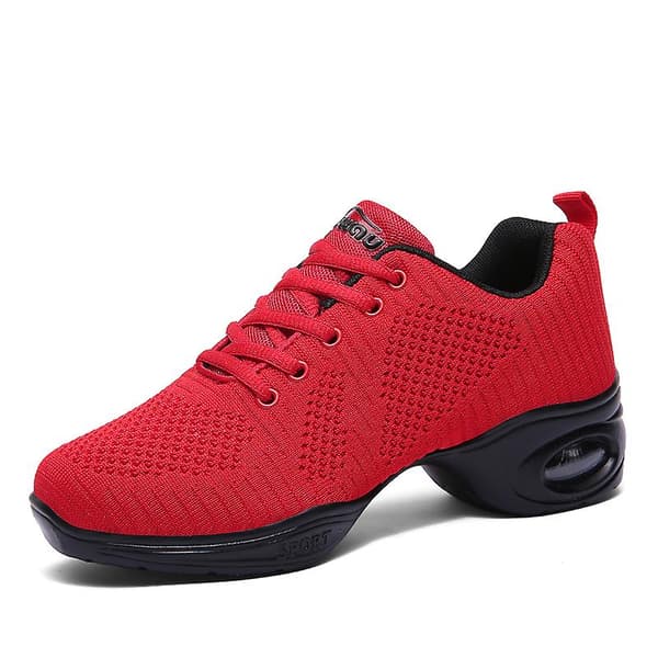 Damesko Åndbare Slip-On Dansesko Skridsikre Løbesko 2G1902 Red 38