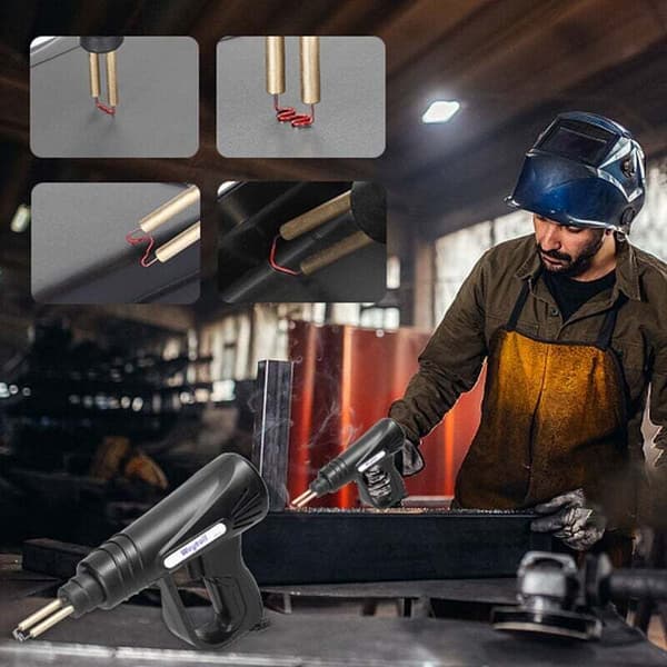 Portable 70W Welding Machine Panel Crack Repair Kit for Plastic. Hot Thermal Stapler. Plastic Hole Repair Tool Kit with 4 Boxes.
