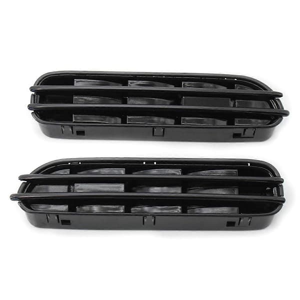 1Par Bil Sidevinge Luftstrøm Ventiler Grill for E60/E61 E39 M5 Glossy Black