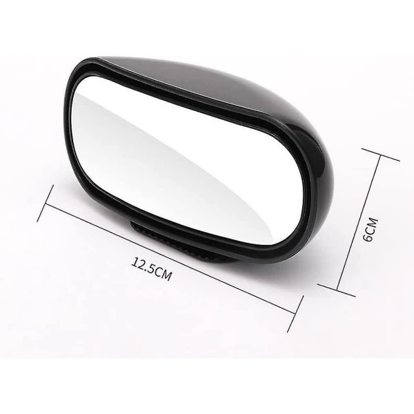 Blindsone sidespeil, bil eksteriør blindsone speil 360 grader justerbart blindsone speil Blindsone speil fra siden 1pcs